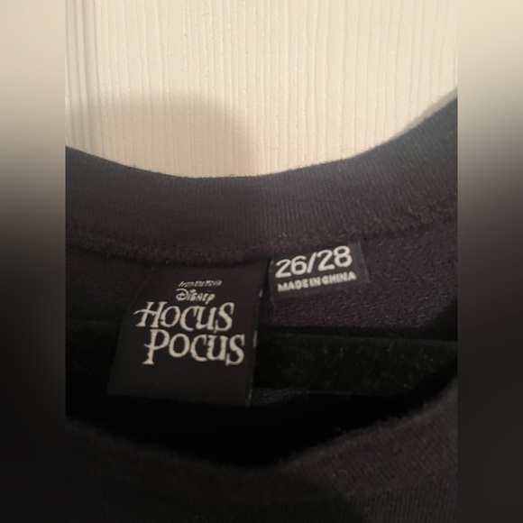 26/28 Black Hocus Pocus Graphic Sweatshirt - Picture 4 of 6